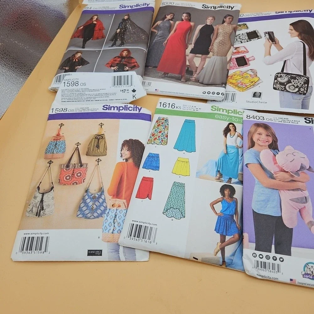 Lot Of 12 Sewing Patterns Simplicity McCall's